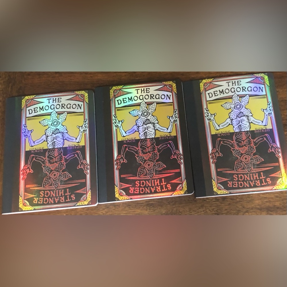 Netflix stranger things 3PK composition notebooks 100 sheets college ruled.